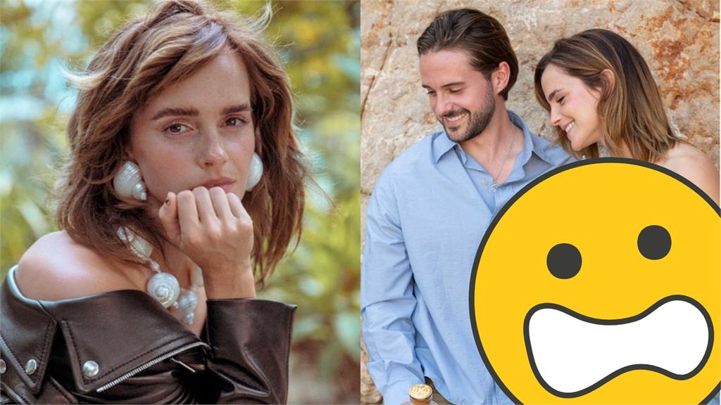 艾瑪華森裹一塊布海邊被拍!與弟同框反物理穿搭曝