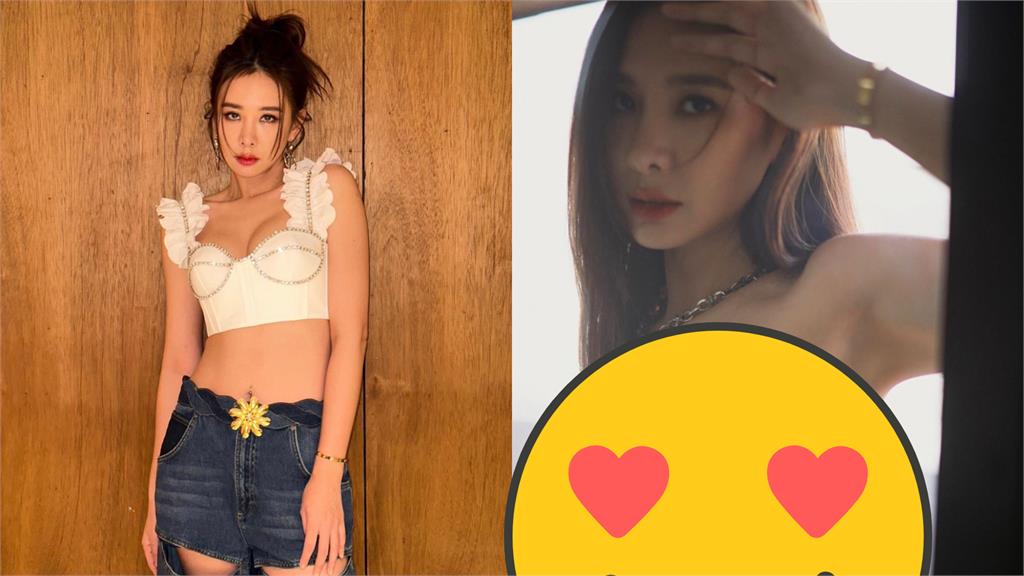 安心亞辣照僅1塊牛仔布!手一抬「險走光」網暴動