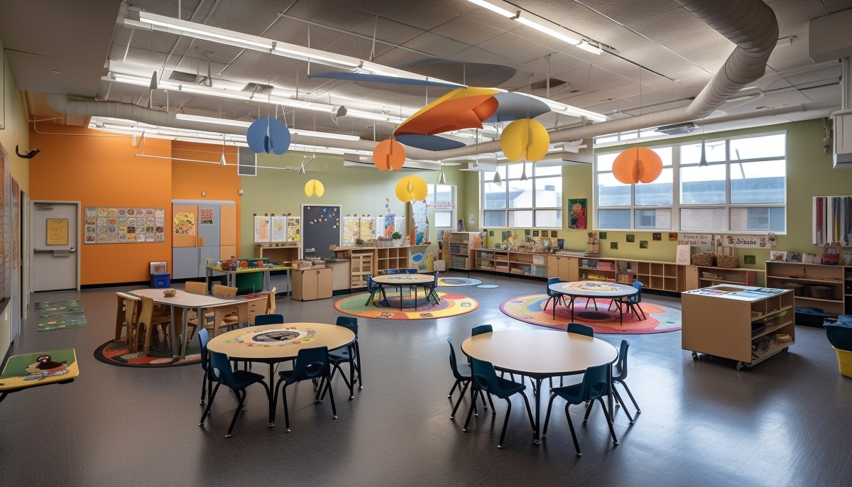 METOO延燒!網友揭童年遭桃市某幼兒園負責人性騷 疑逼脫衣、強吻 classroom with colorful wall with planet theme it