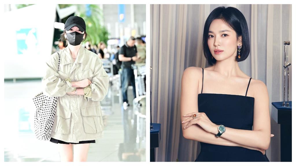 41歲宋慧喬機場穿搭超逆齡!「雪白少女腿」全被拍