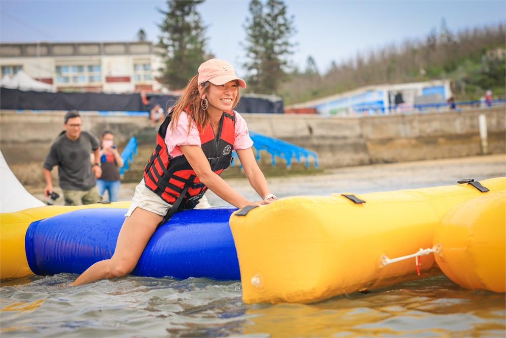 「泳渡澎湖灣」曬傷痠痛破皮 !段慧琳希望明天來玩就好
