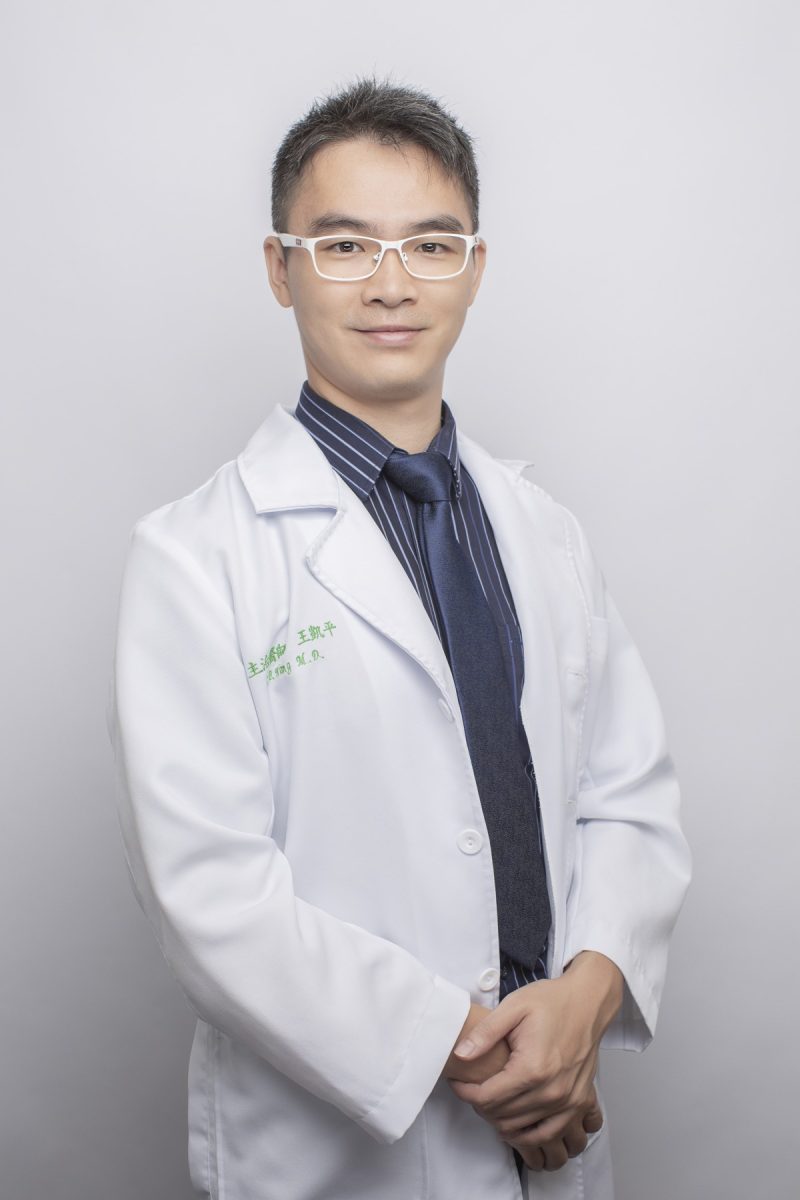 圖1 王凱平醫師表示，PRP針劑治療的進程會依患者的恢復情況而定 scaled