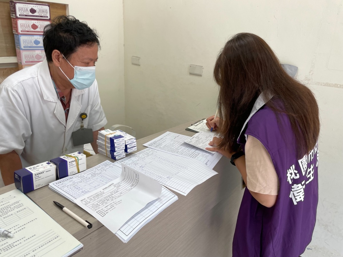 桃市稽查逾百家診所藥局 皆無苯巴比妥異常使用 稽查藥局管制藥品使用情況1