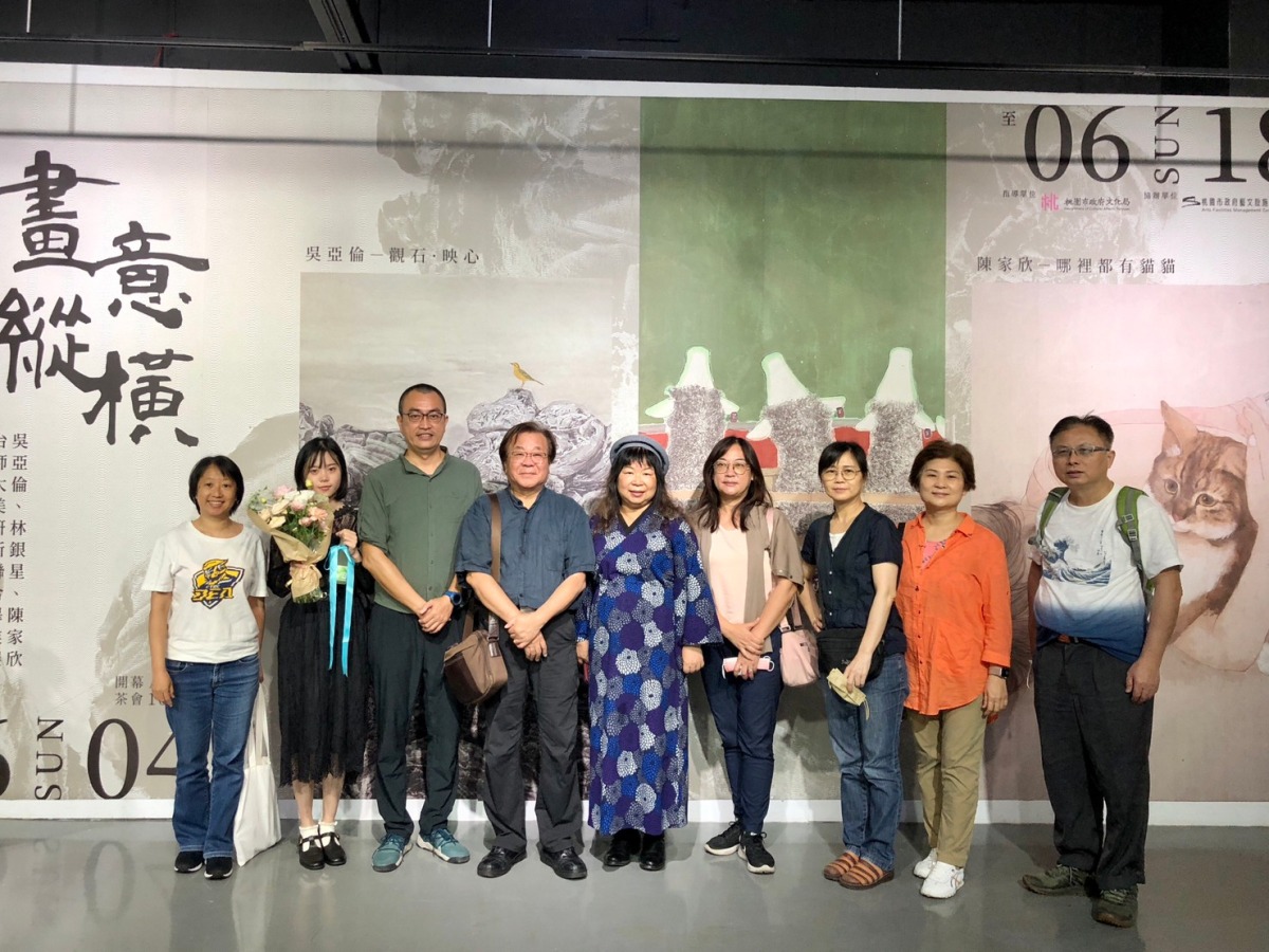聯展藝術家合影