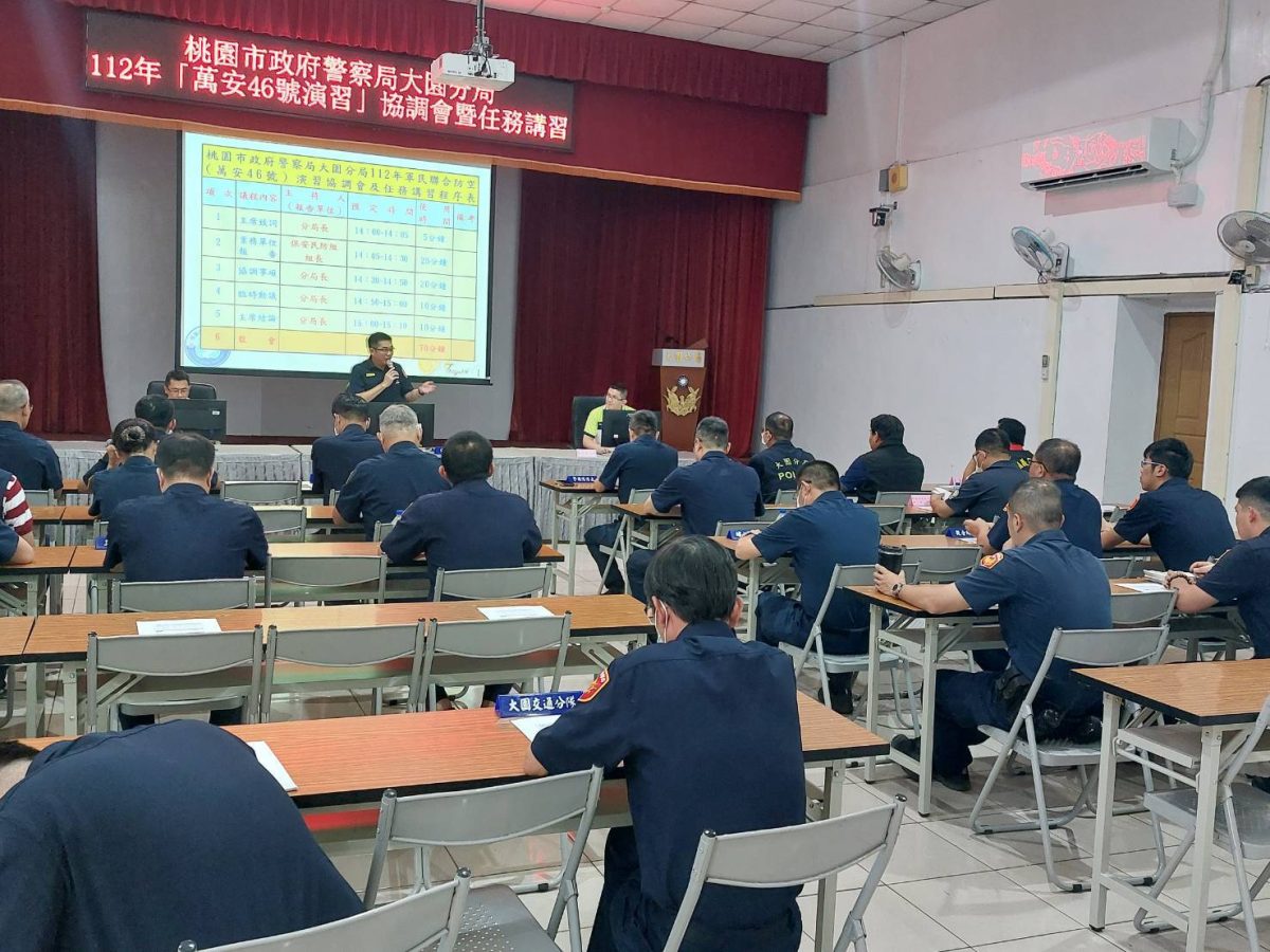北部7/24實施萬安46號演習 大園警將進行人車管制 286293 scaled