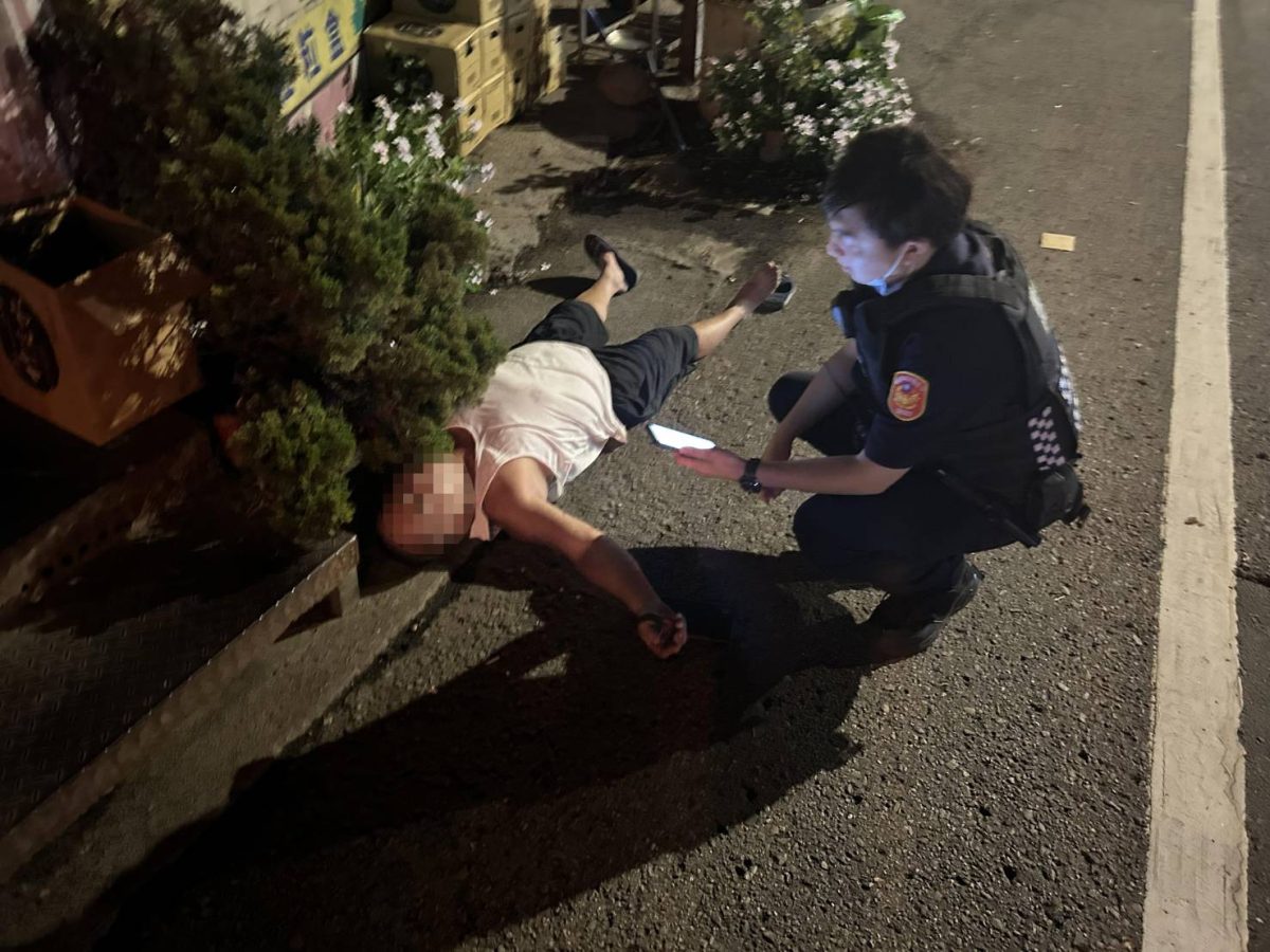 把馬路當床睡 大園警助爛醉男平安返家 287515 scaled