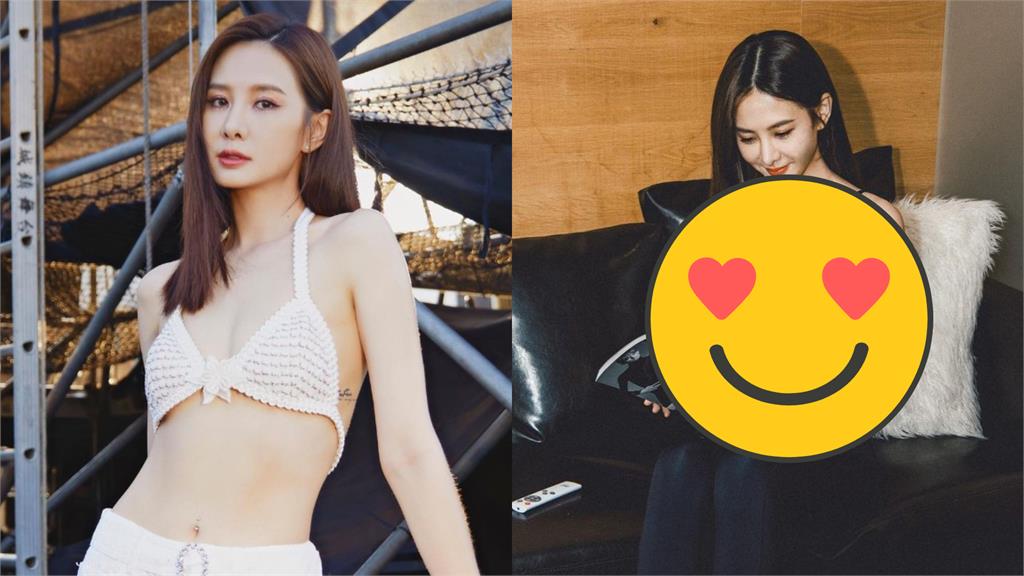 安心亞胸前T字線炸內餡!居家運動靠「垂直狂震」