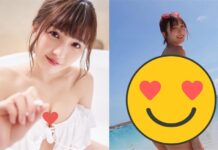 新啦啦隊女神「極簡比基尼」戲水!男友視角洩大辣身材