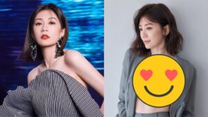 賈靜雯上衣忘記扣!透明內搭狂洩巨深凹痕太震撼