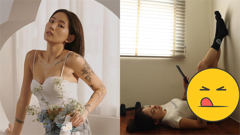 陳艾琳辣穿綁結小褲褲!「神之琳琳腿」火辣再現