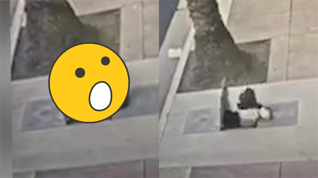 美博物館驚見神秘身影竄入路面!地底人真相曝光