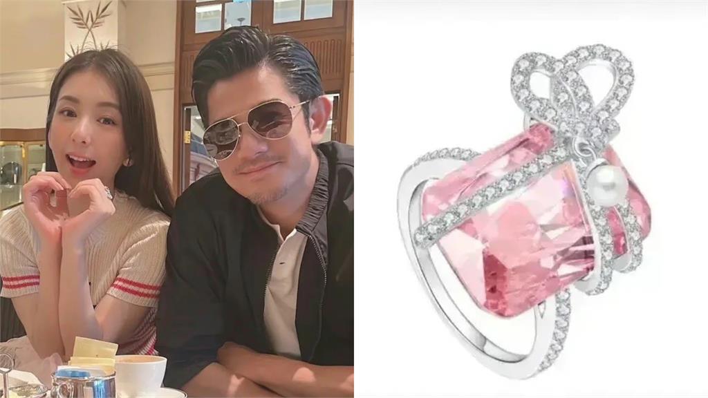 郭富城辣模妻曬「粉鑽珍珠戒」!網看價格全嚇傻