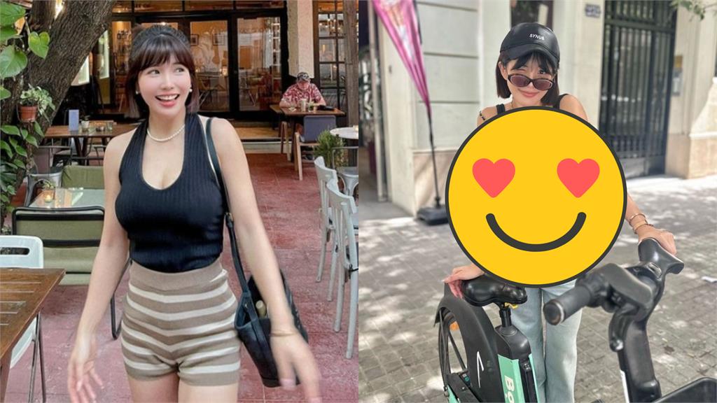 壯壯騎腳踏車太嗨!彎腰「領口被看光」害羞畫面曝