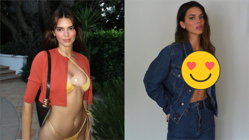 九頭身超模不穿bra!性感曬痕辣洩「色差比基尼」