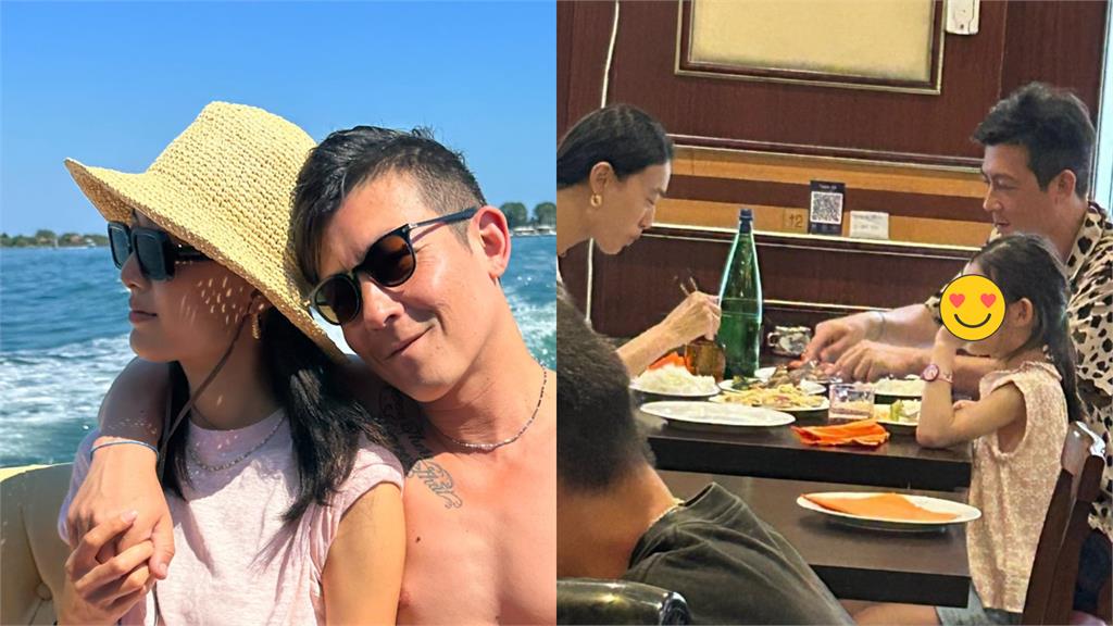 陳冠希攜妻小遊義國!甜幫女兒做「這事」畫面曝