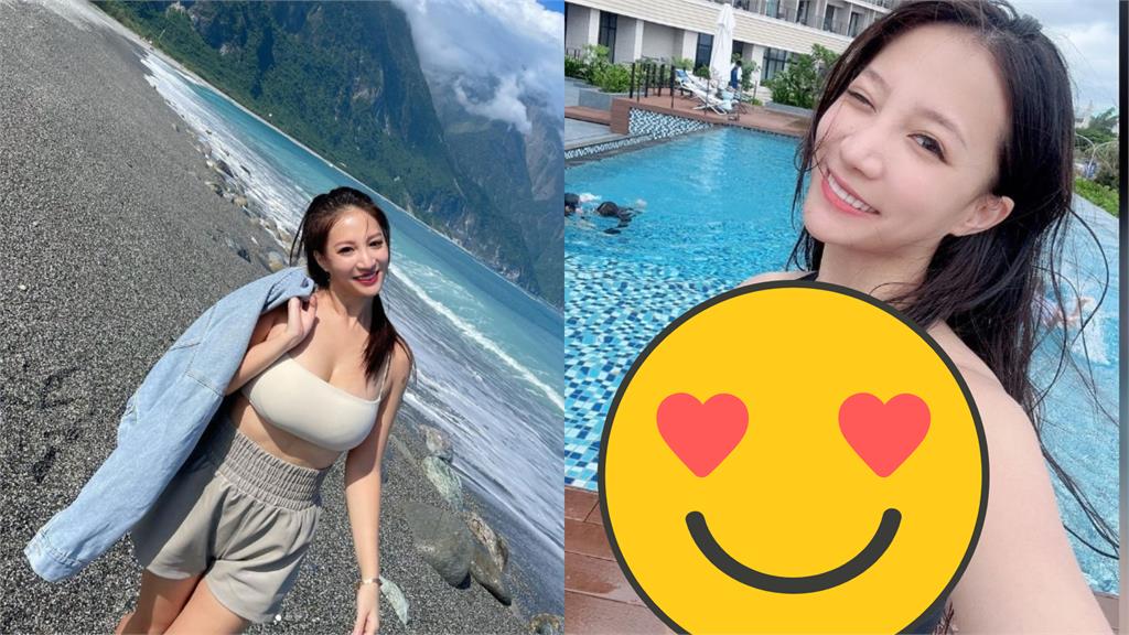 林采緹比基尼「整件破洞」!重點位置浮出2大形狀