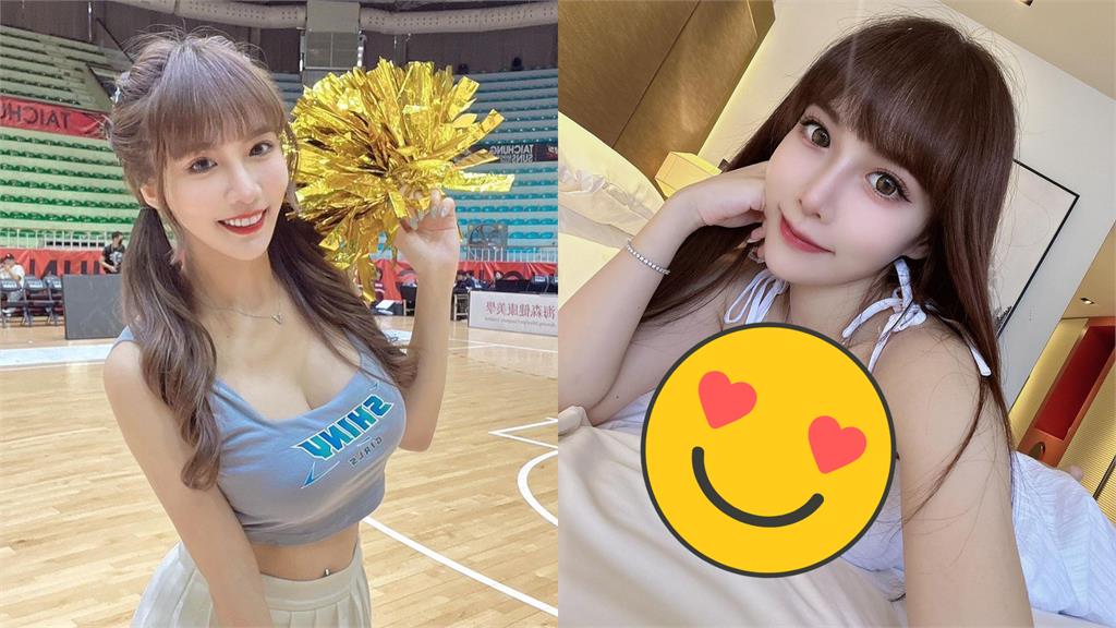 啦啦隊「微醺女神」床照流出!托腮趴姿洩上帝視角