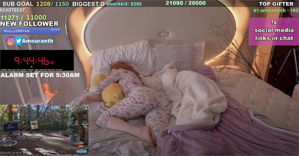 睡覺也能賺錢!美國女網紅「直播」一夜進帳46萬