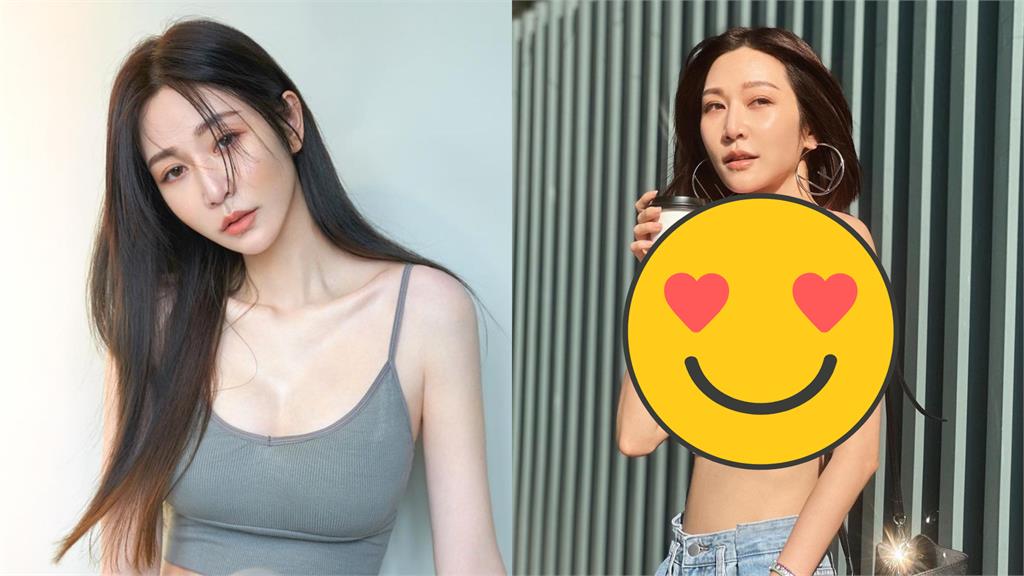 曾莞婷路邊喝咖啡「背心太小件」!勒出暴力身形
