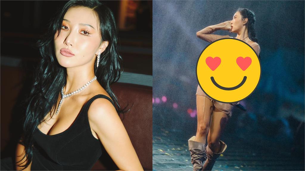 華莎無懼指控轟炸舞台!濕身透視裝只穿Bra罩不住