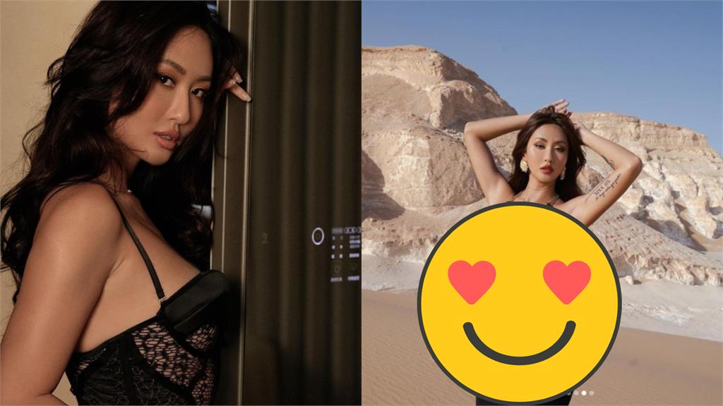 薔薔中路全空裂到肚臍！「魔鬼形狀看光光」網震撼