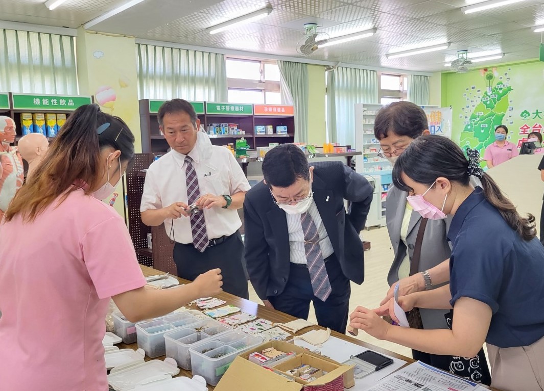 圖3：日本電波學園參訪新生醫專醫藥保健商務科。圖：新生醫專提供