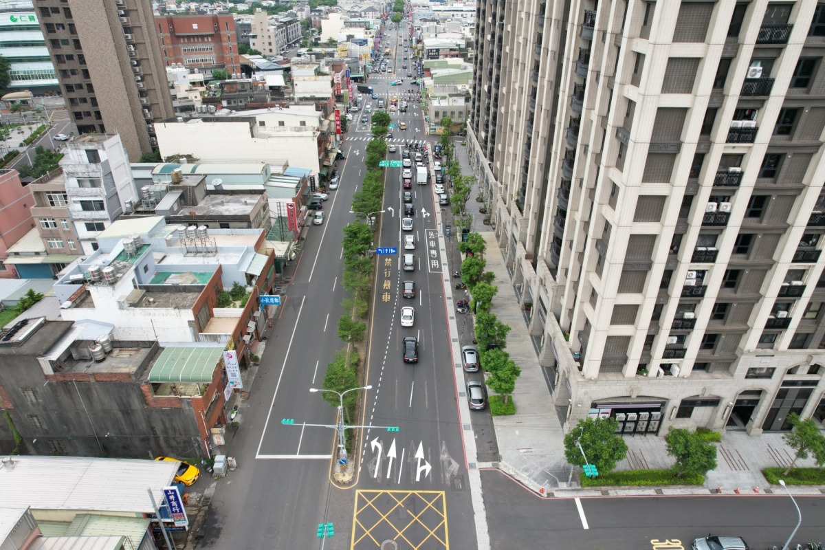 桃市推動「偏心左轉路暢計畫」改善平鎮區中豐路壅塞問題 02中豐路南勢路一段南東路南平路
