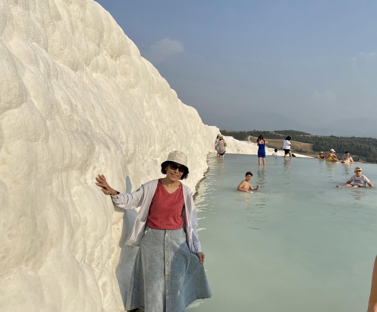 副刊/海天遊蹤——席林潔,棉花堡與希拉波里斯古城(下) 0827副刊棉花堡一 0