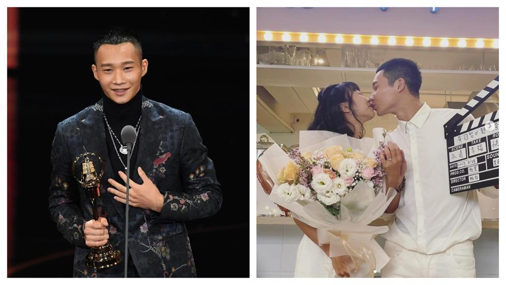 恭喜!金鐘男配黃冠智求婚成功 情定演員女友爽放閃