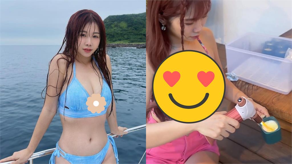 小龍女比基尼扛不住!彎腰「準備普度供品」網歪樓