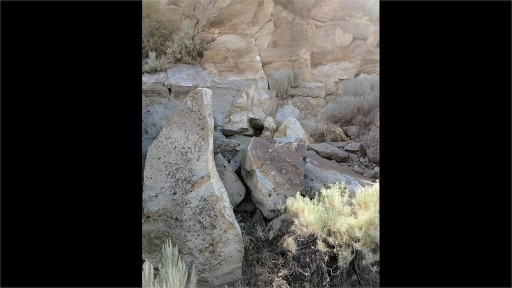 岩壁風景照「潛藏1動物在瞪人」!全網找嘸崩潰了