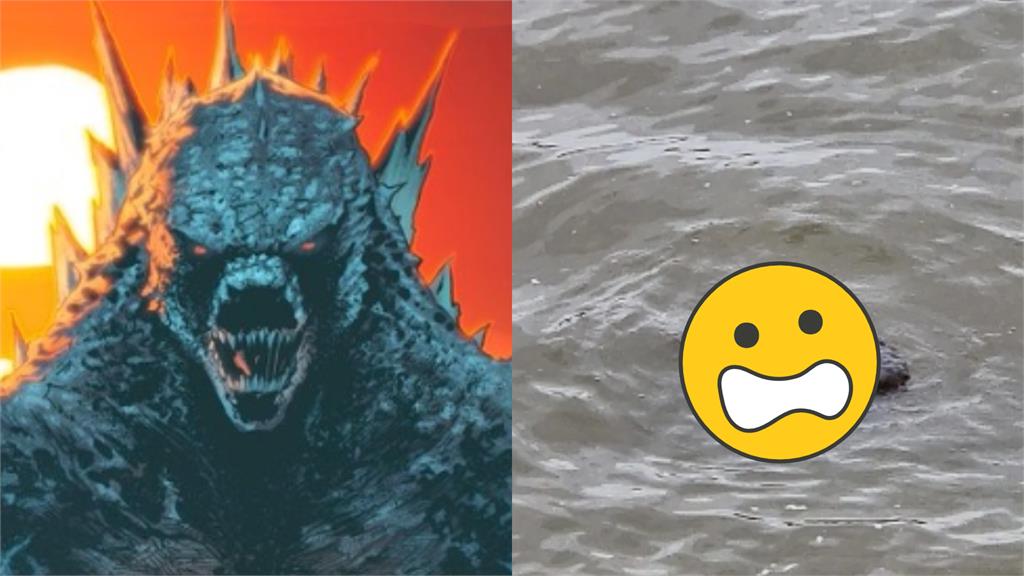 泰晤士河驚見「哥吉拉水怪」!血紅色眼神凶狠萬人怕爆