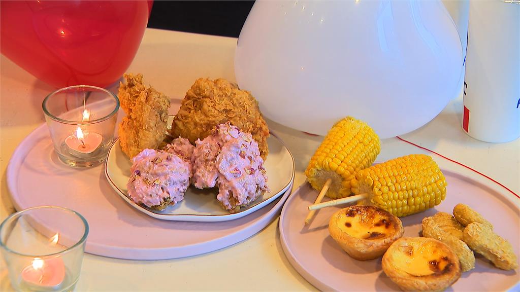 浪漫七夕! 夢幻粉色炸雞、花藝課配精緻下午茶