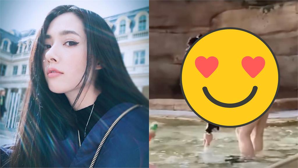 郭碧婷濕身泳裝被捕捉!彎腰潑水「體態大穿幫」