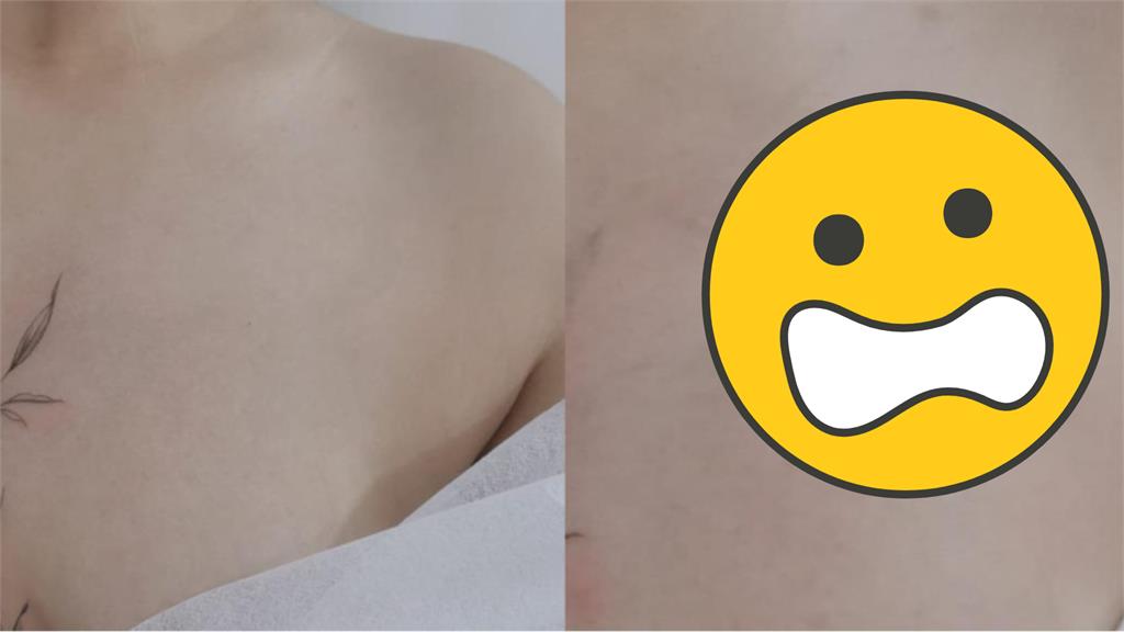 鬼月刺青胸口閃人臉!她喊「有種出來」下秒浮現