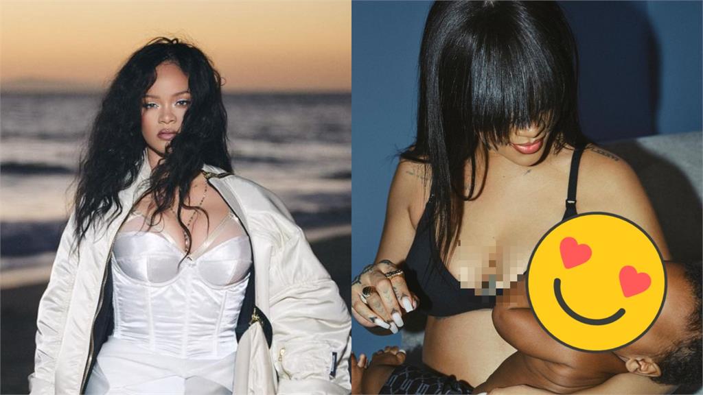 蕾哈娜「邊拍廣告邊哺乳」挨轟 粉絲全逆風力挺