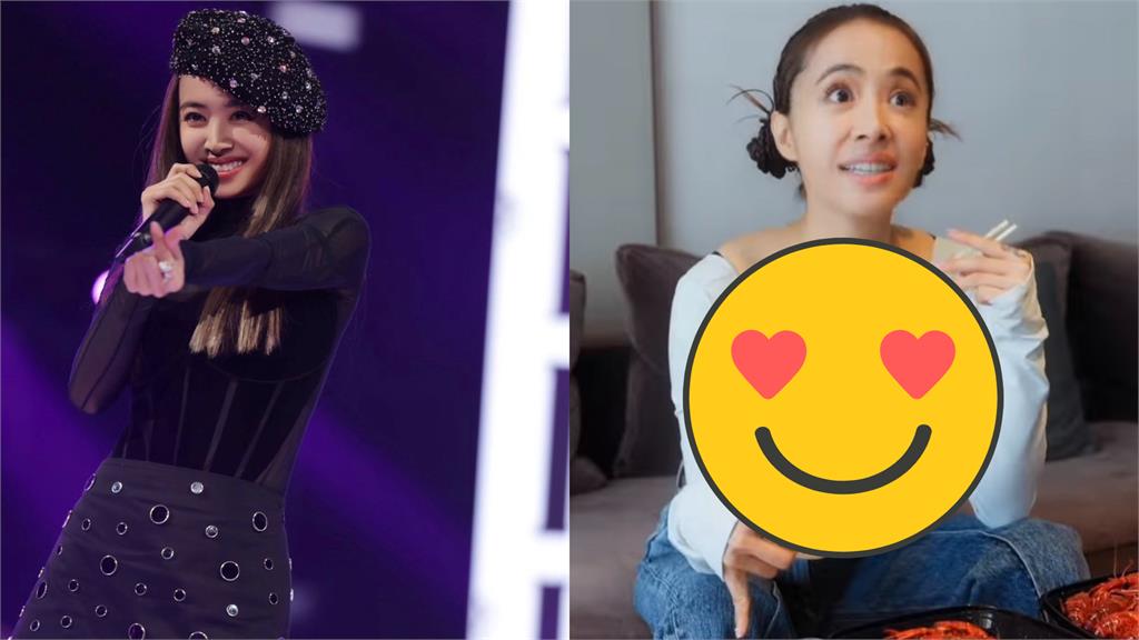 蔡依林彎腰吃麵!超緊身白T「勒出麻辣波浪」網羞爆