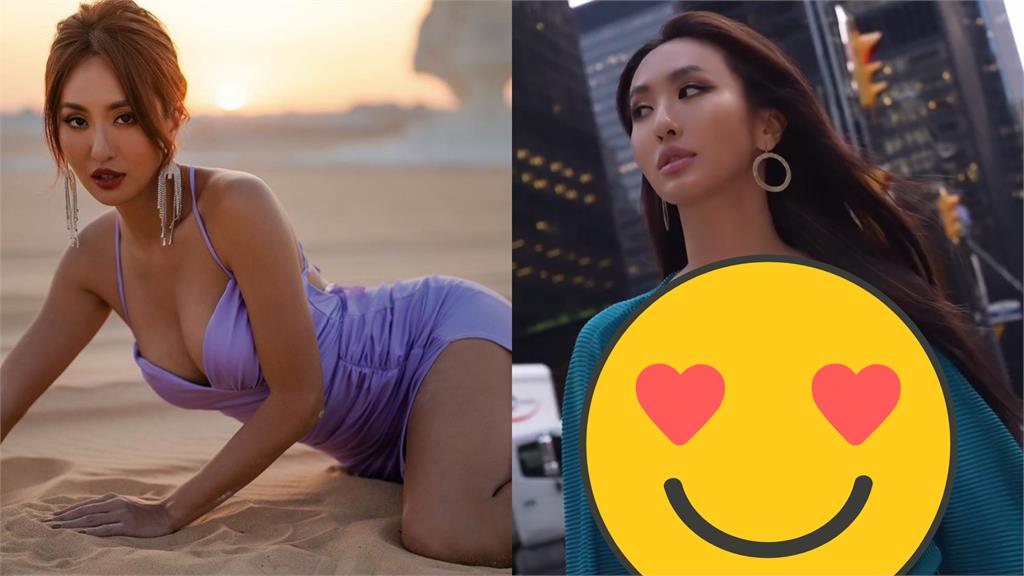 薔薔深V「真空上陣」太光溜!轉身上下包不住網暴動