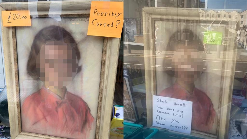 有詛咒?紅衣小女孩畫像2度遭退貨…買家崩潰了