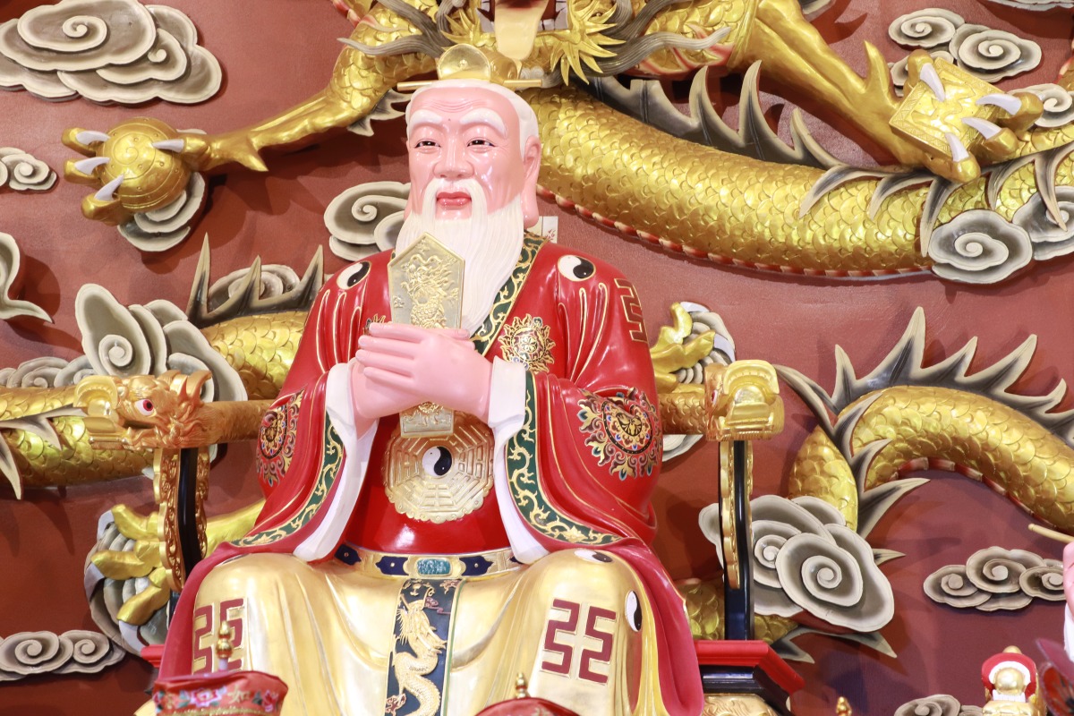 桃園姜太公廟「月老星君」開光點眼 賜信眾好姻緣 IMG 7485