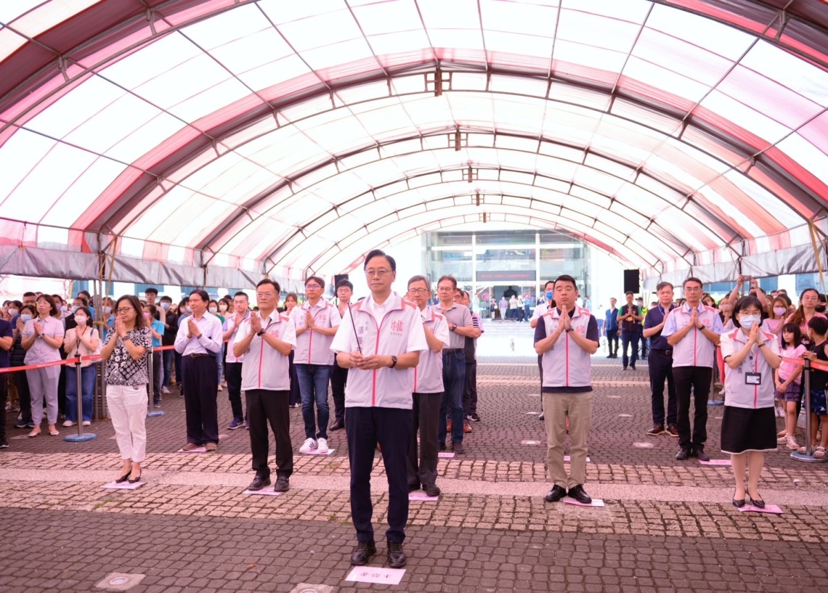 桃市府中元普渡　示範環保祭祀