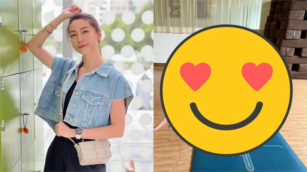 林韋君健身「反地心引力」!縮水BRA整件守不住