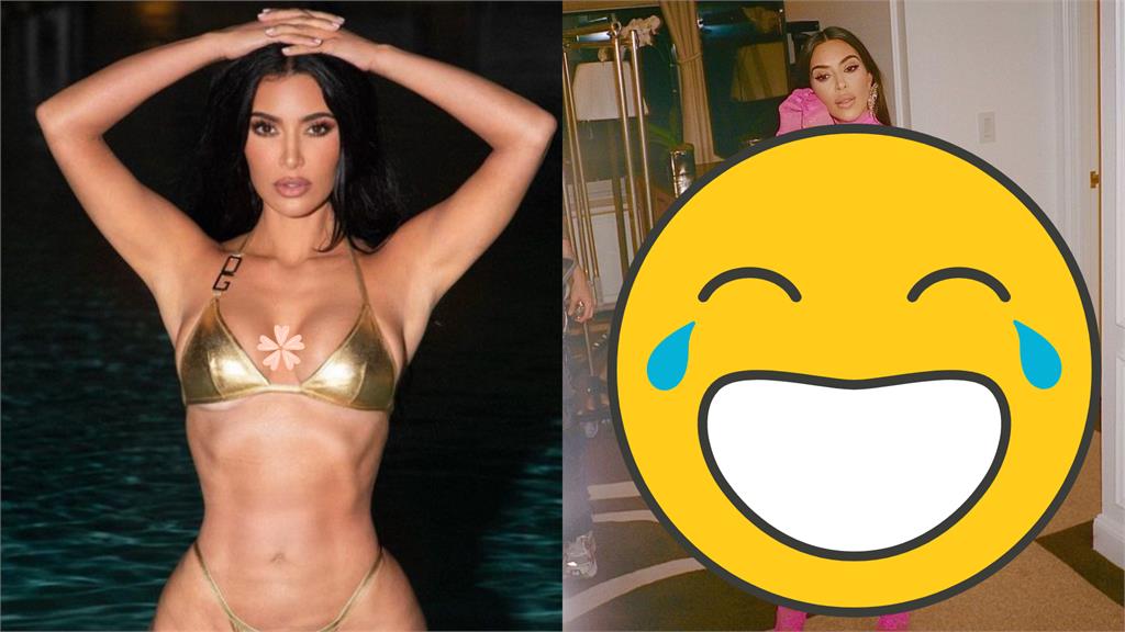 金卡戴珊全身套絲襪糗變粉紅大腸!網看傻:認真?