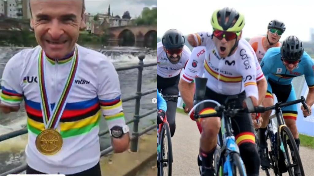 無臂選手參加自行車賽獎品是「手錶」 本人喊聲了