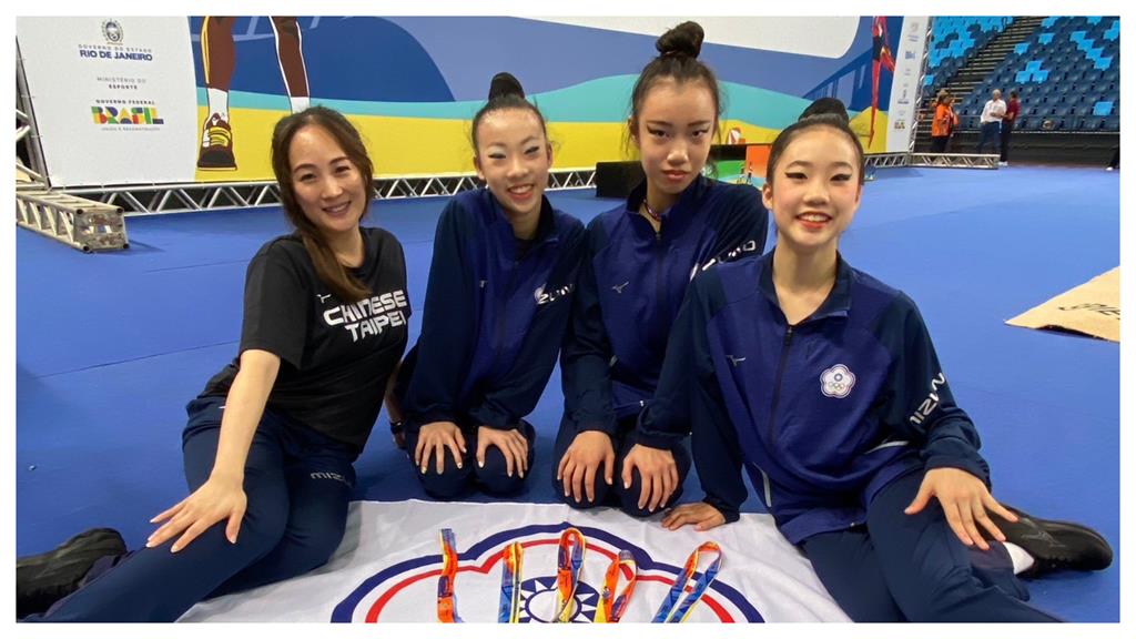 台灣韻律體操小將好棒!巴西U15運動會勇奪「2銀4銅」