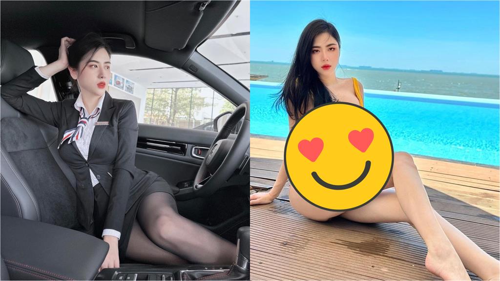 正妹女業務「緊身黑絲套裝」賣車!IG被神出