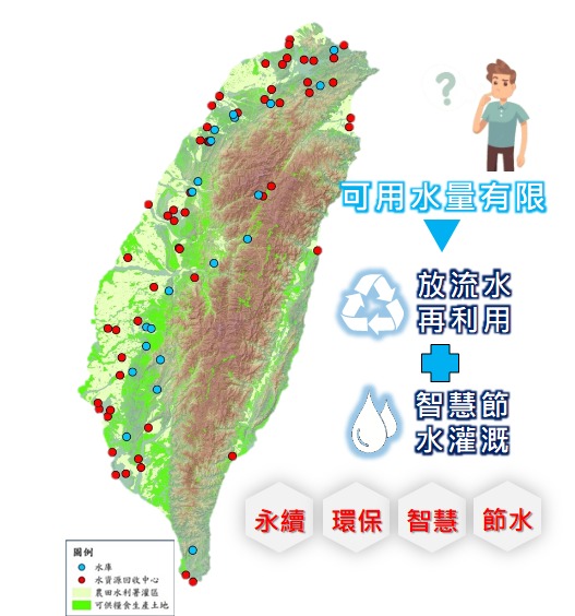 全國首創!放流水用於農業灌溉 桃園水務局獲內政部肯定 全國水資源回收中心放流水再利用 0