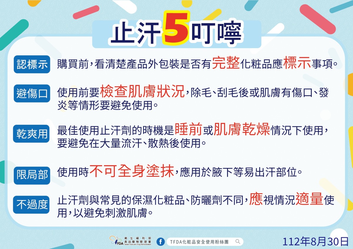 汗如雨下!掌握止汗劑使用時機 整天舒適清爽 手板 1 不當汗味戰士 止汗劑正確用
