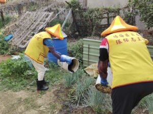 小犬颱風過境後落實環境整頓清除積水 避免病媒蚊孳生