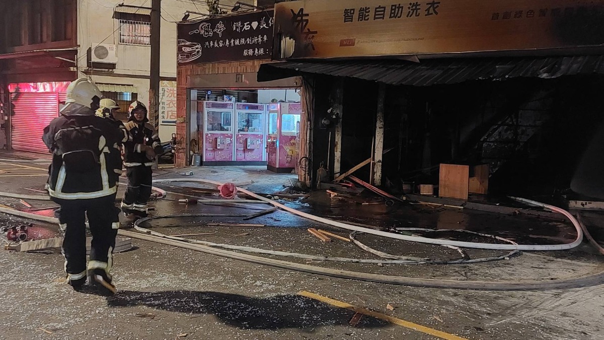 桃園自助洗衣店驚傳氣爆 路過女移工遭玻璃割傷 1586134 0